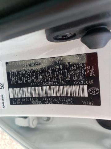 Photo 9 VIN: 4T1G11AK3MU440094 - TOYOTA CAMRY SE 