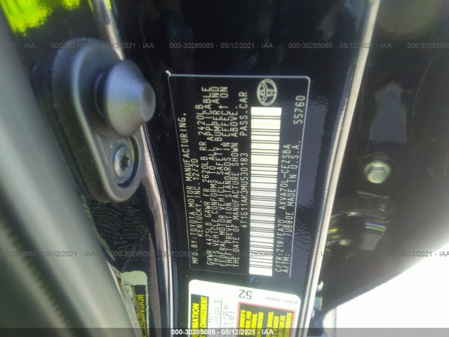 Photo 8 VIN: 4T1G11AK3MU530183 - TOYOTA CAMRY 