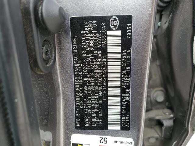 Photo 11 VIN: 4T1G11AK3MU545301 - TOYOTA CAMRY 