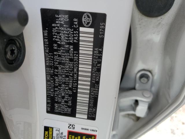 Photo 12 VIN: 4T1G11AK3MU553821 - TOYOTA CAMRY 