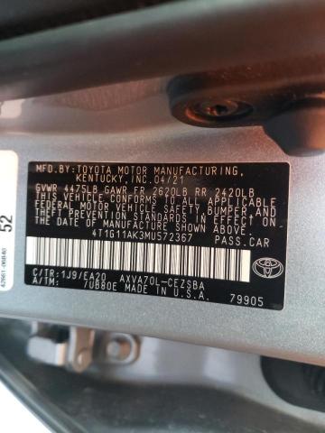 Photo 9 VIN: 4T1G11AK3MU572367 - TOYOTA CAMRY SE 