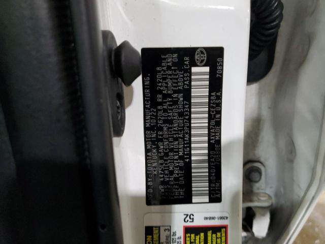 Photo 12 VIN: 4T1G11AK3PU743347 - TOYOTA CAMRY SE N 