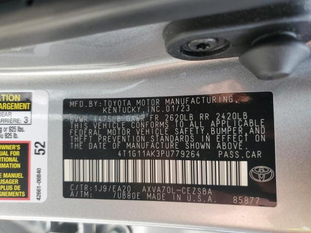 Photo 11 VIN: 4T1G11AK3PU779264 - TOYOTA CAMRY SE N 