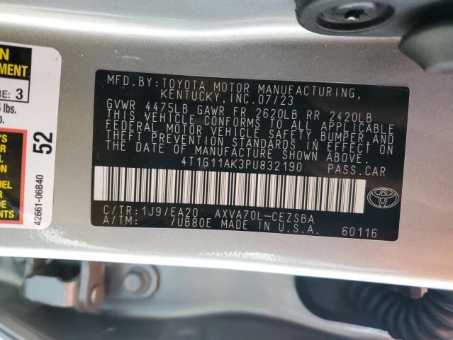 Photo 11 VIN: 4T1G11AK3PU832190 - TOYOTA CAMRY 