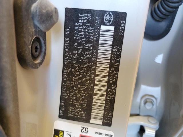 Photo 11 VIN: 4T1G11AK3RU229484 - TOYOTA CAMRY SE N 