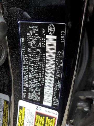 Photo 12 VIN: 4T1G11AK3RU253333 - TOYOTA CAMRY SE N 