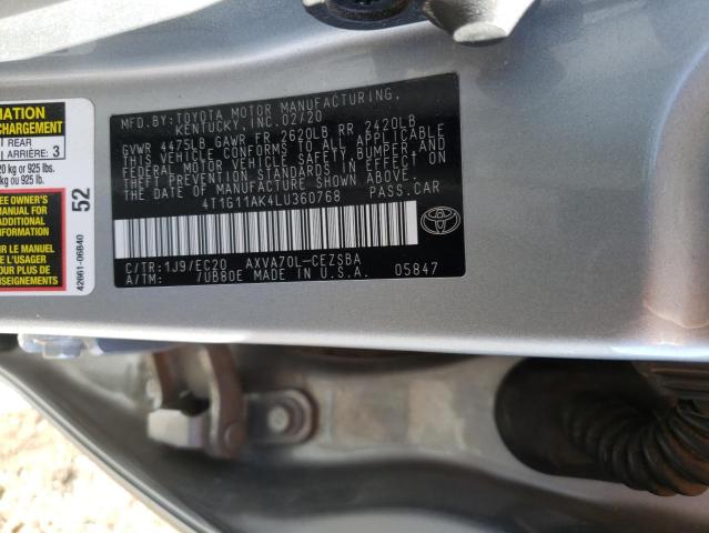 Photo 9 VIN: 4T1G11AK4LU360768 - TOYOTA CAMRY SE 