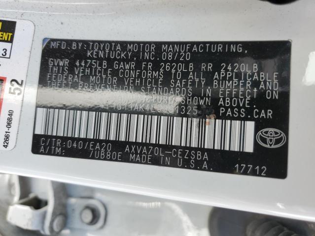 Photo 11 VIN: 4T1G11AK4LU391325 - TOYOTA CAMRY SE 