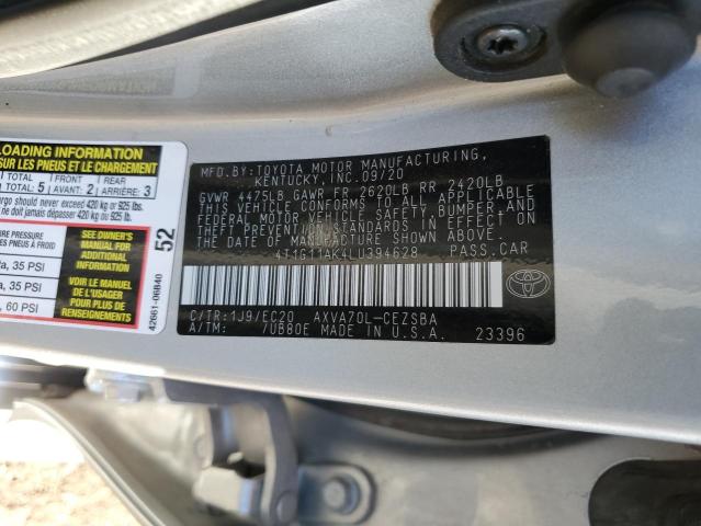 Photo 11 VIN: 4T1G11AK4LU394628 - TOYOTA CAMRY 