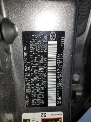 Photo 11 VIN: 4T1G11AK4LU874698 - TOYOTA CAMRY SE 