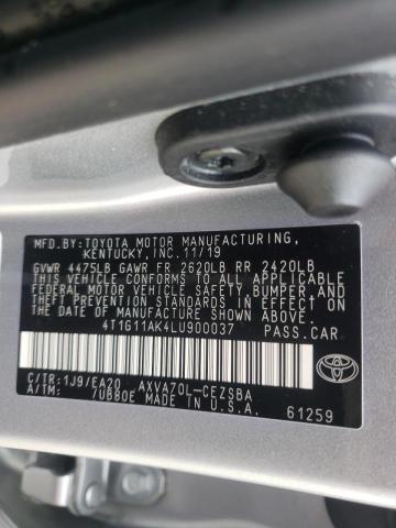 Photo 9 VIN: 4T1G11AK4LU900037 - TOYOTA CAMRY SE 