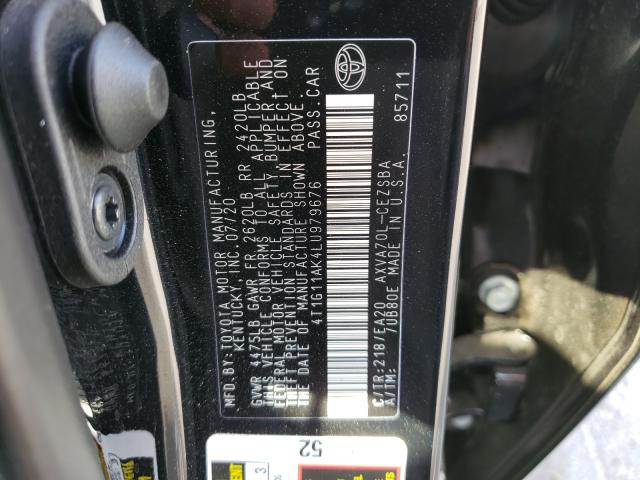 Photo 9 VIN: 4T1G11AK4LU979676 - TOYOTA CAMRY SE 