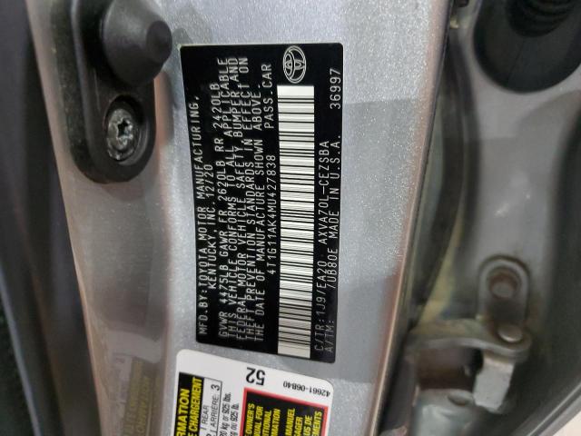 Photo 11 VIN: 4T1G11AK4MU427838 - TOYOTA CAMRY SE 