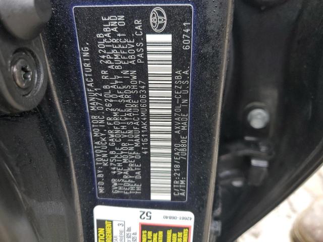 Photo 11 VIN: 4T1G11AK4MU606347 - TOYOTA CAMRY 