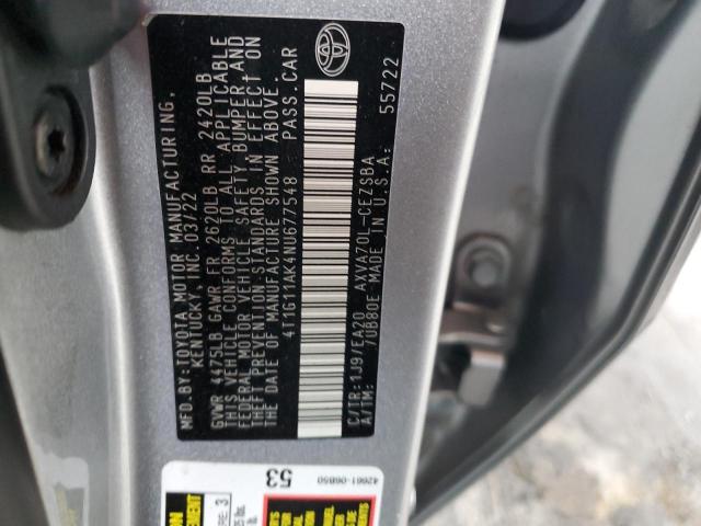 Photo 12 VIN: 4T1G11AK4NU677548 - TOYOTA CAMRY 