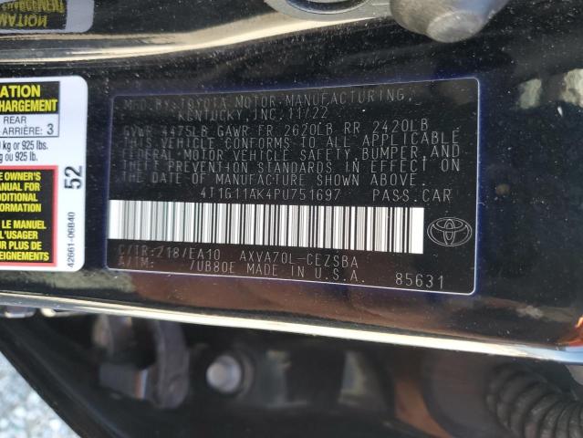 Photo 11 VIN: 4T1G11AK4PU751697 - TOYOTA CAMRY 