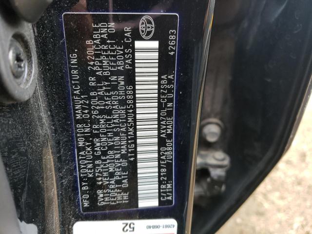 Photo 12 VIN: 4T1G11AK5MU458886 - TOYOTA CAMRY SE 