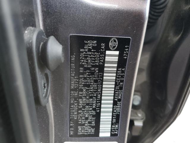 Photo 11 VIN: 4T1G11AK5NU017213 - TOYOTA CAMRY SE 