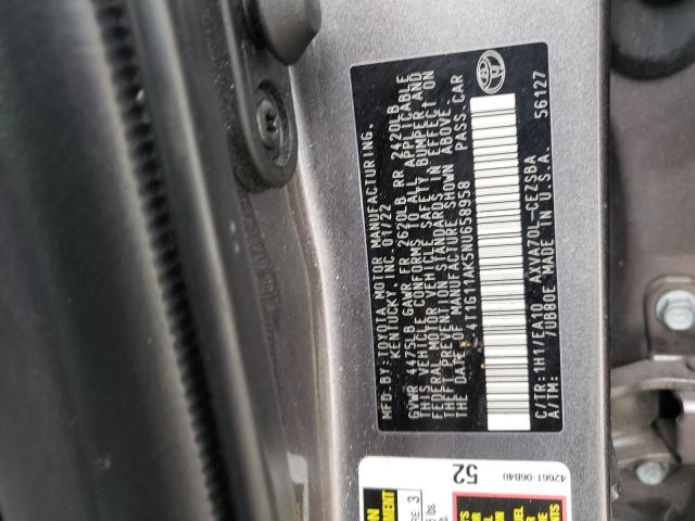 Photo 11 VIN: 4T1G11AK5NU658958 - TOYOTA CAMRY SE 