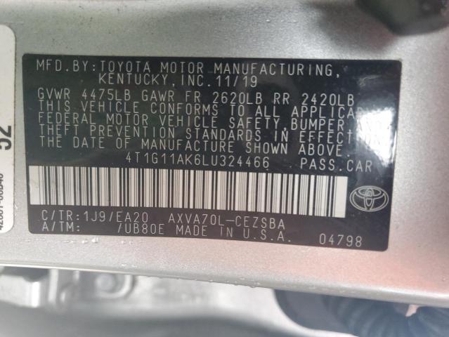 Photo 11 VIN: 4T1G11AK6LU324466 - TOYOTA CAMRY SE 