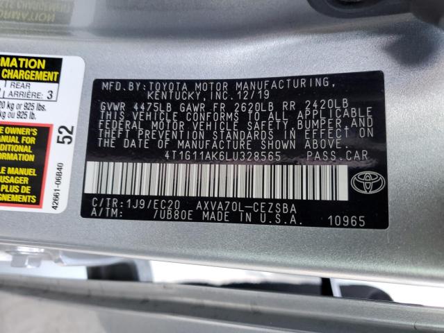 Photo 11 VIN: 4T1G11AK6LU328565 - TOYOTA CAMRY SE 