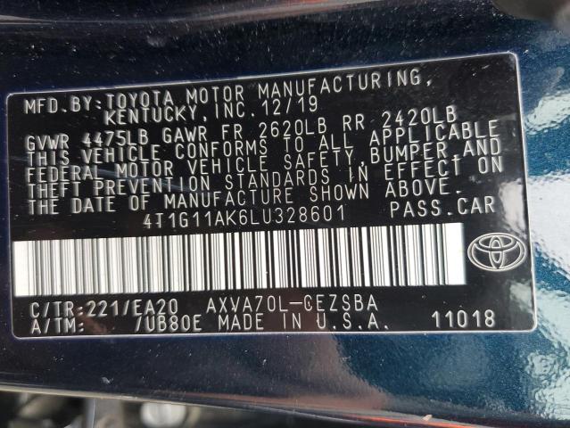 Photo 11 VIN: 4T1G11AK6LU328601 - TOYOTA CAMRY SE 