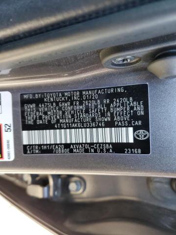 Photo 11 VIN: 4T1G11AK6LU336746 - TOYOTA CAMRY 