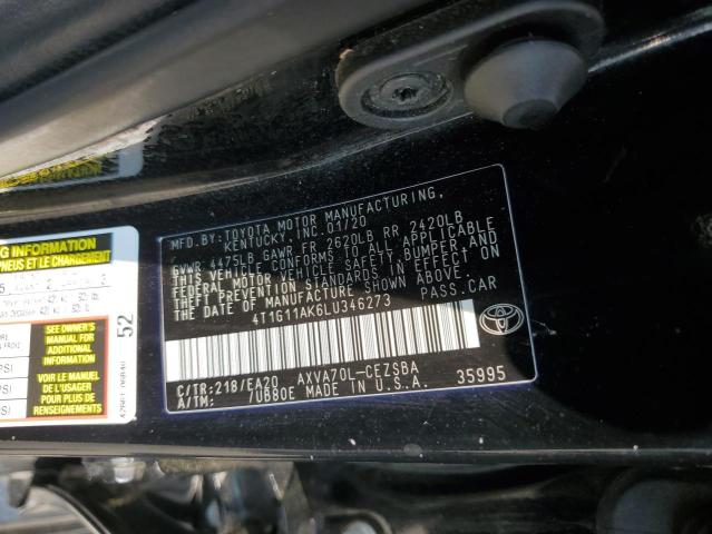 Photo 11 VIN: 4T1G11AK6LU346273 - TOYOTA CAMRY SE 