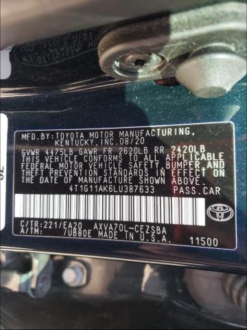 Photo 9 VIN: 4T1G11AK6LU387633 - TOYOTA CAMRY SE 