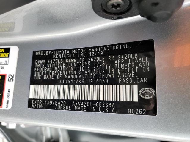 Photo 9 VIN: 4T1G11AK6LU916059 - TOYOTA CAMRY SE 