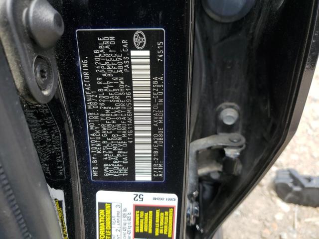 Photo 12 VIN: 4T1G11AK6MU593617 - TOYOTA CAMRY 