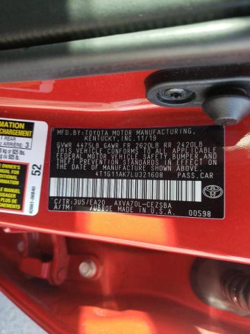 Photo 9 VIN: 4T1G11AK7LU321608 - TOYOTA CAMRY SE 