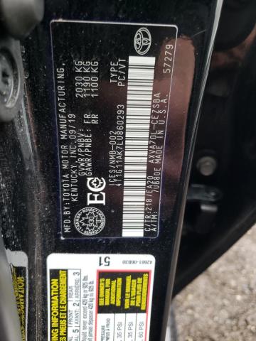 Photo 12 VIN: 4T1G11AK7LU860293 - TOYOTA CAMRY SE 