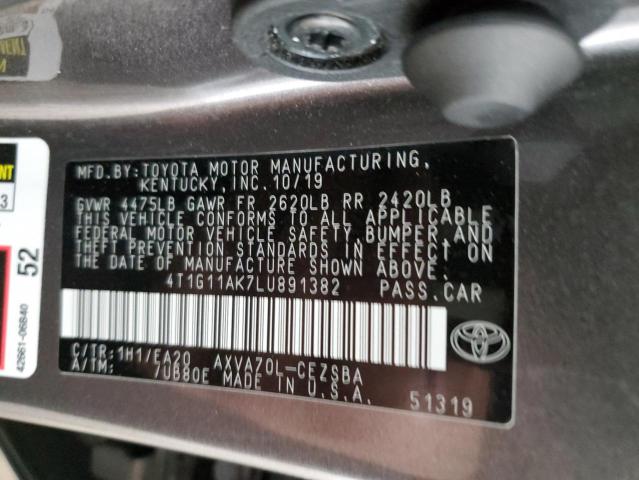 Photo 11 VIN: 4T1G11AK7LU891382 - TOYOTA CAMRY 