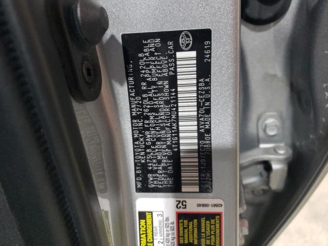 Photo 12 VIN: 4T1G11AK7MU421144 - TOYOTA CAMRY SE 