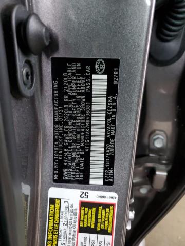 Photo 12 VIN: 4T1G11AK7MU436081 - TOYOTA CAMRY SE 