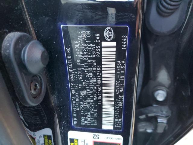 Photo 11 VIN: 4T1G11AK7MU442768 - TOYOTA CAMRY SE 