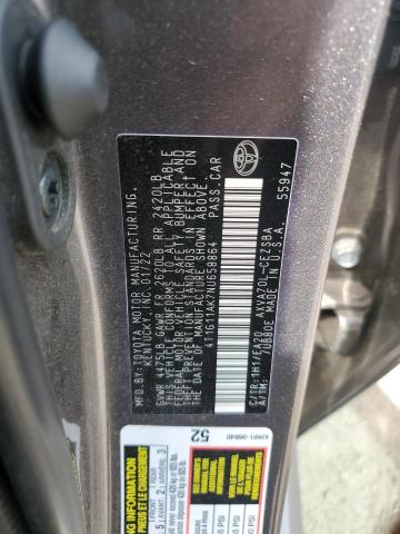 Photo 11 VIN: 4T1G11AK7NU658864 - TOYOTA CAMRY SE 