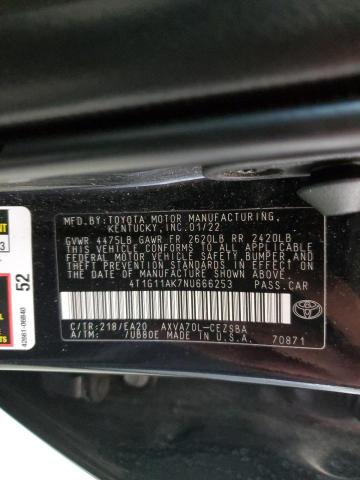 Photo 11 VIN: 4T1G11AK7NU666253 - TOYOTA CAMRY SE 