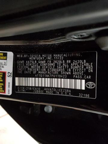 Photo 11 VIN: 4T1G11AK7PU119423 - TOYOTA CAMRY 