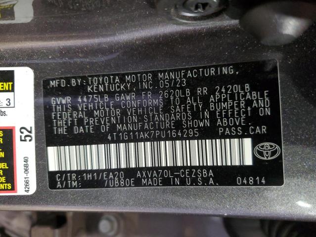 Photo 11 VIN: 4T1G11AK7PU164295 - TOYOTA CAMRY 