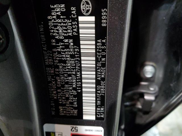 Photo 12 VIN: 4T1G11AK7PU731797 - TOYOTA CAMRY 