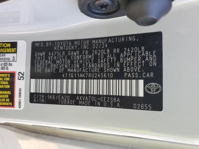 Photo 11 VIN: 4T1G11AK7RU245610 - TOYOTA CAMRY SE N 