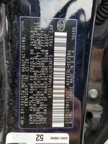 Photo 11 VIN: 4T1G11AK8LU363673 - TOYOTA CAMRY 