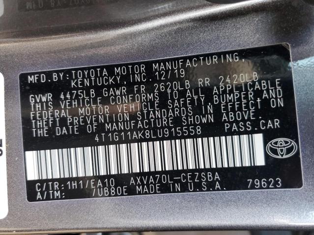 Photo 11 VIN: 4T1G11AK8LU915558 - TOYOTA CAMRY SE 