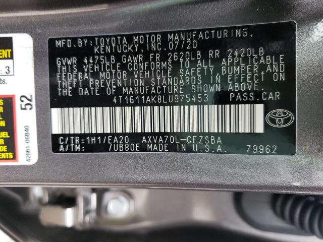 Photo 9 VIN: 4T1G11AK8LU975453 - TOYOTA CAMRY SE 