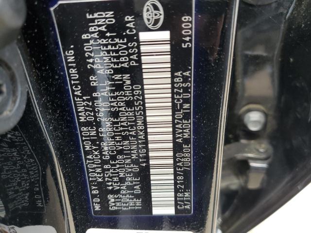 Photo 11 VIN: 4T1G11AK8MU555290 - TOYOTA CAMRY SE 