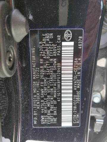 Photo 11 VIN: 4T1G11AK8PU128499 - TOYOTA CAMRY SE N 