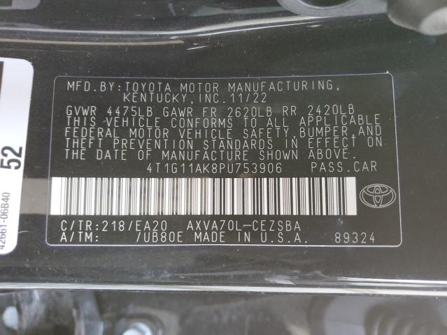 Photo 11 VIN: 4T1G11AK8PU753906 - TOYOTA CAMRY 