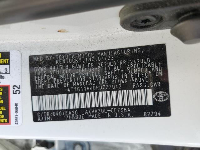 Photo 11 VIN: 4T1G11AK8PU777042 - TOYOTA CAMRY SE N 